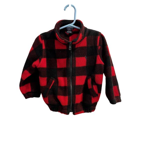 Ralph Lauren Other - Polo Ralph Lauren Buffalo Plaid Fleece Zip Up Jacket Size 2T